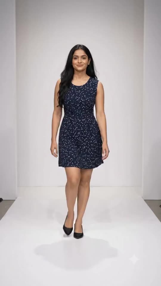 Second dress look shown in Ananya's summer Reel